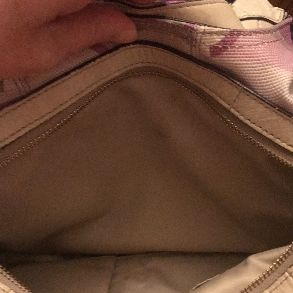 Coach Signature Hobo Bag in Pink and Beige - Picture 5 of 7